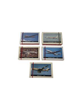 Vintage TWA Airlines Collector's Series Playing Cards Lot of 5 SEALED